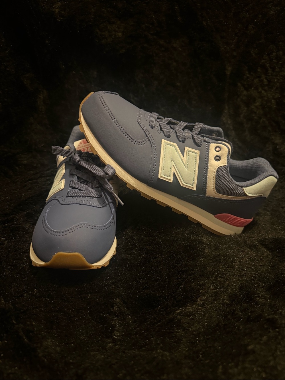 New Balance Women’s Navy and Cream Lifestyle Sneakers